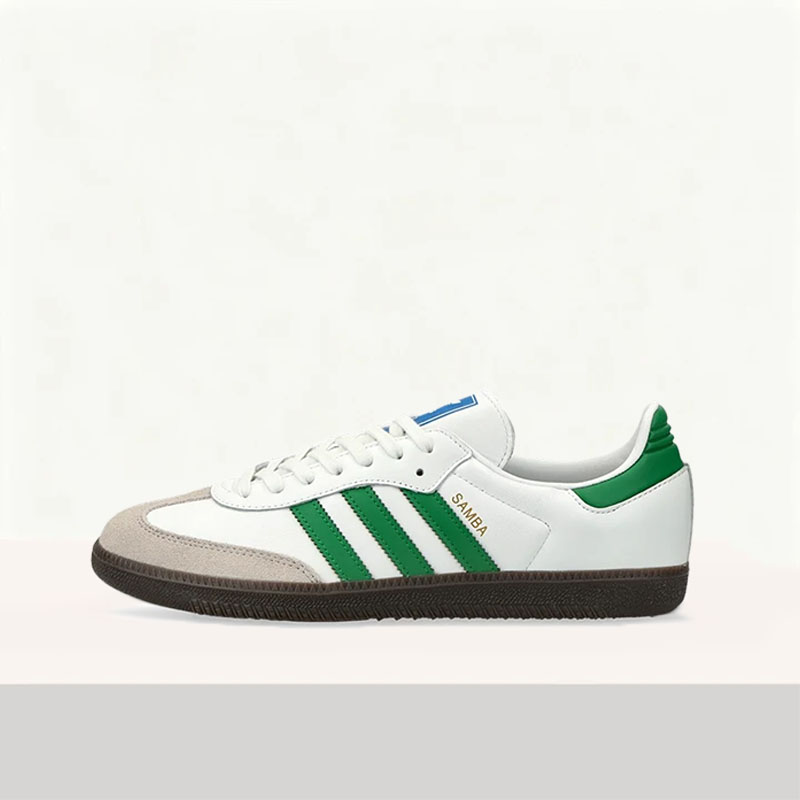 Adidas Shoes Samba - รองเท้าผ้าใบคู่ลำลองแบบหุ้มข้อต่ำ Adidas SAMBA OG ดีไซน์ทันสมัย สวมใส่สบาย