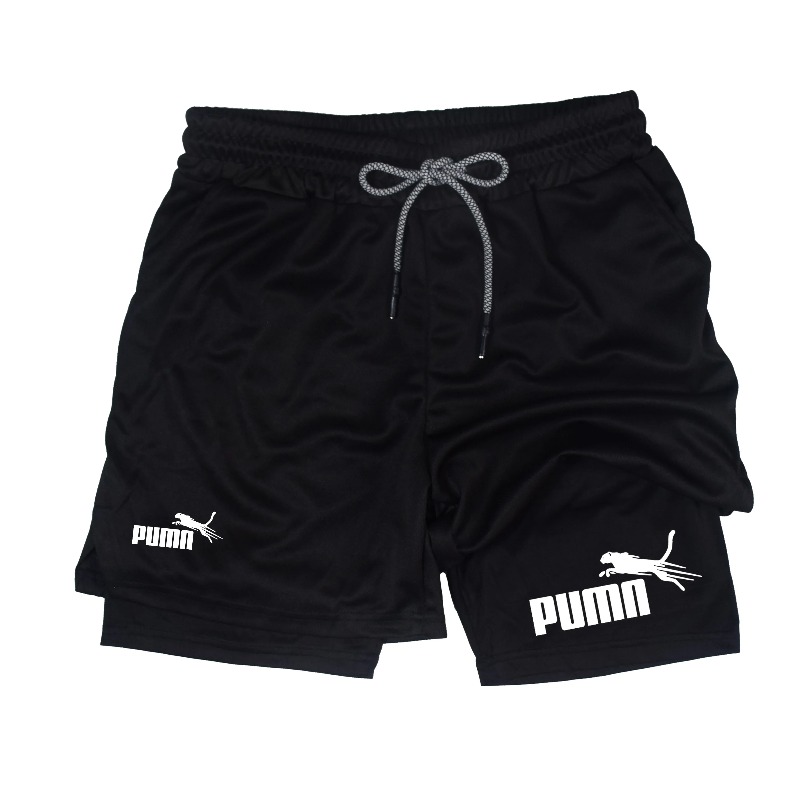 กางเกงขาสั้นสองชั้นระบายอากาศไ - Compression Shorts Athletes บทวิจารณ์และราคา