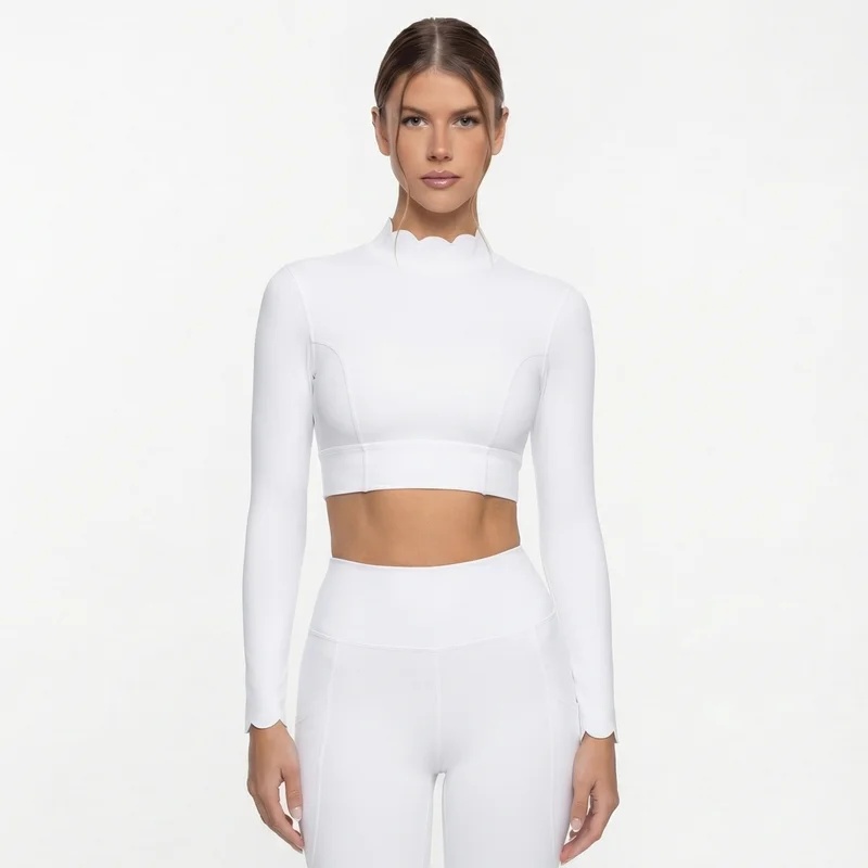 ชุดโยคะ FUBEIKE ลายลูกไม้ แขนย - Compression Long Pant บทวิจารณ์และราคา