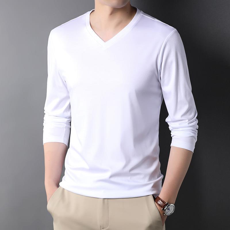 เสื้อซับในเฮนลีย์แขนยาวคอวี202 - Undershirt Crew Neck บทวิจารณ์และราคา