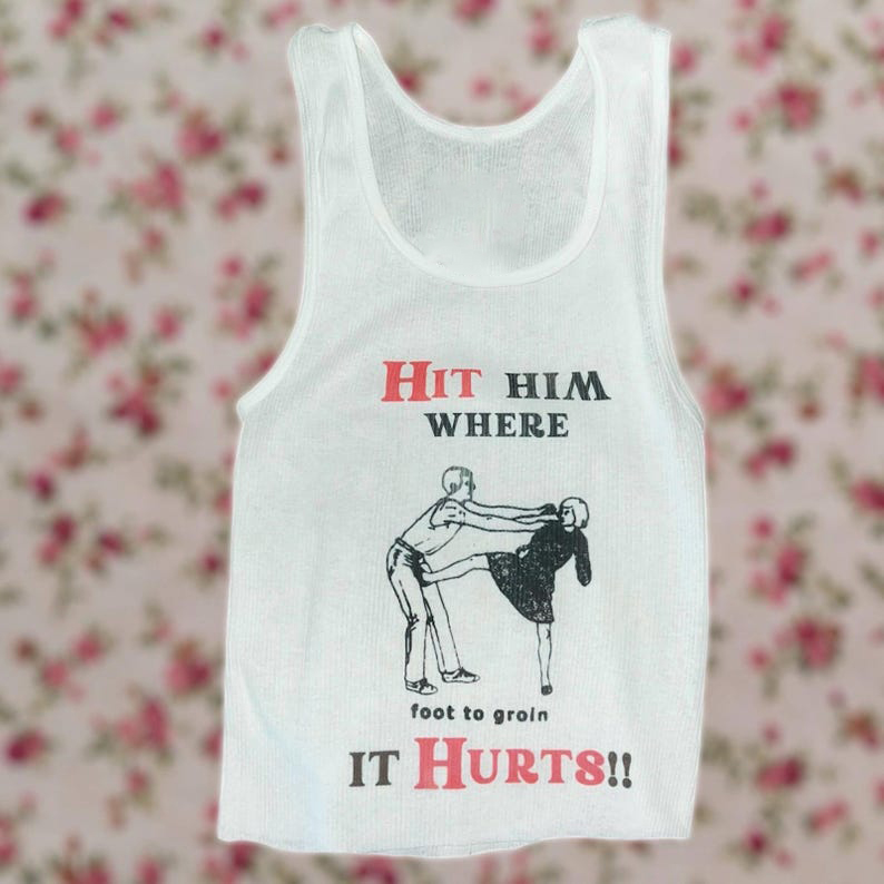 เสื้อกล้ามสไตล์วินเทจลายริบบ์  - Tank Top Ribbed บทวิจารณ์และราคา