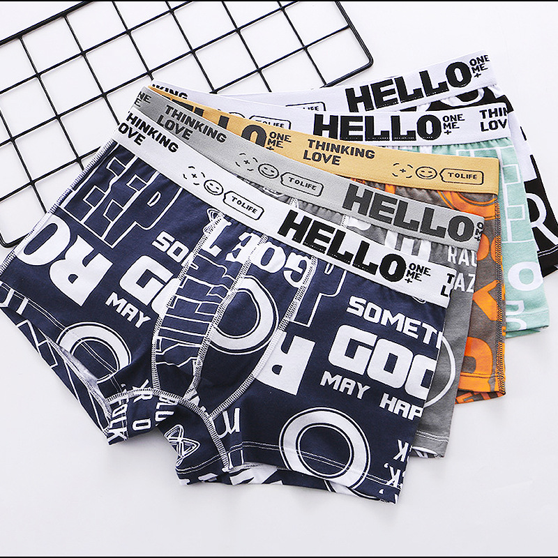 ผู้ชายกางเกงสองแพ็คพิมพ์แบนกาง - Boxer Brief Pack Cotton บทวิจารณ์และราคา